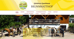 Desktop Screenshot of brunnmatthof.de