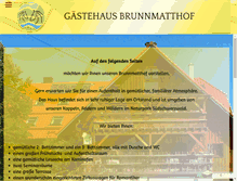 Tablet Screenshot of brunnmatthof.de
